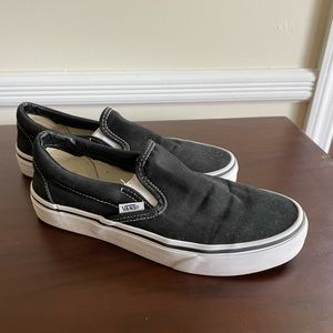 Vans Women’s Size 7.5 Black Canvas